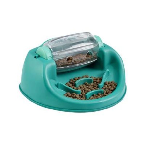 Picture of Kyjen 100313 Outward Hound Green Spin N Eat Food Puzzle Feeder Dog Toy&#44; Green