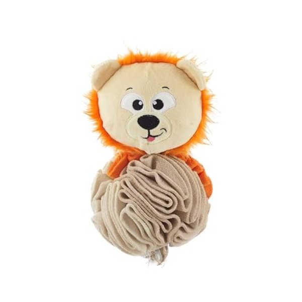 Picture of Kyjen 103801 Outward Hound Nina Ottosson Stuff N Snuffle Interactive Plush Lion Dog Puzzle Toy