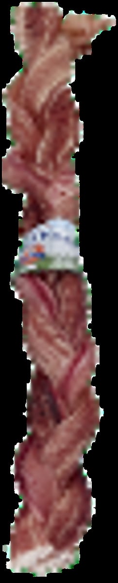 Picture of Rawhide Express 105140 6 in. Natural Braided Bully Stick for Pets - 40 Count