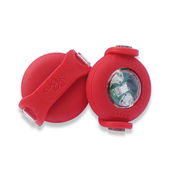 Picture of Curli AG 640183 LED Collar Safety Light&#44; Red - Pack of 2