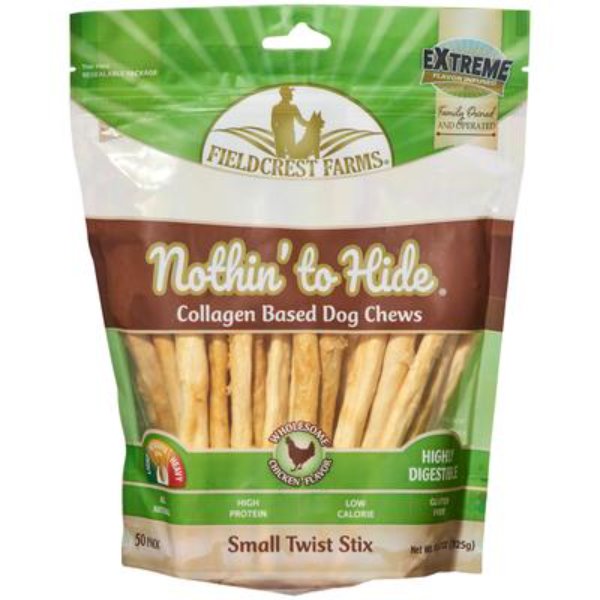 Picture of Ethical Products 100534 Nothing to Hide Twist Stix Premium Dog Chew - Pack of 50