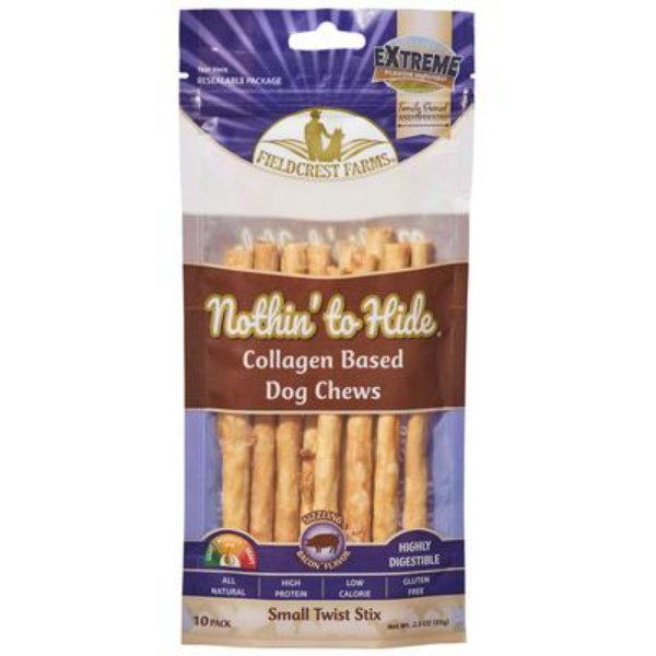 Picture of Ethical Products 100535 Nothing to Hide Twist Stix Dog Chews - Pack of 10