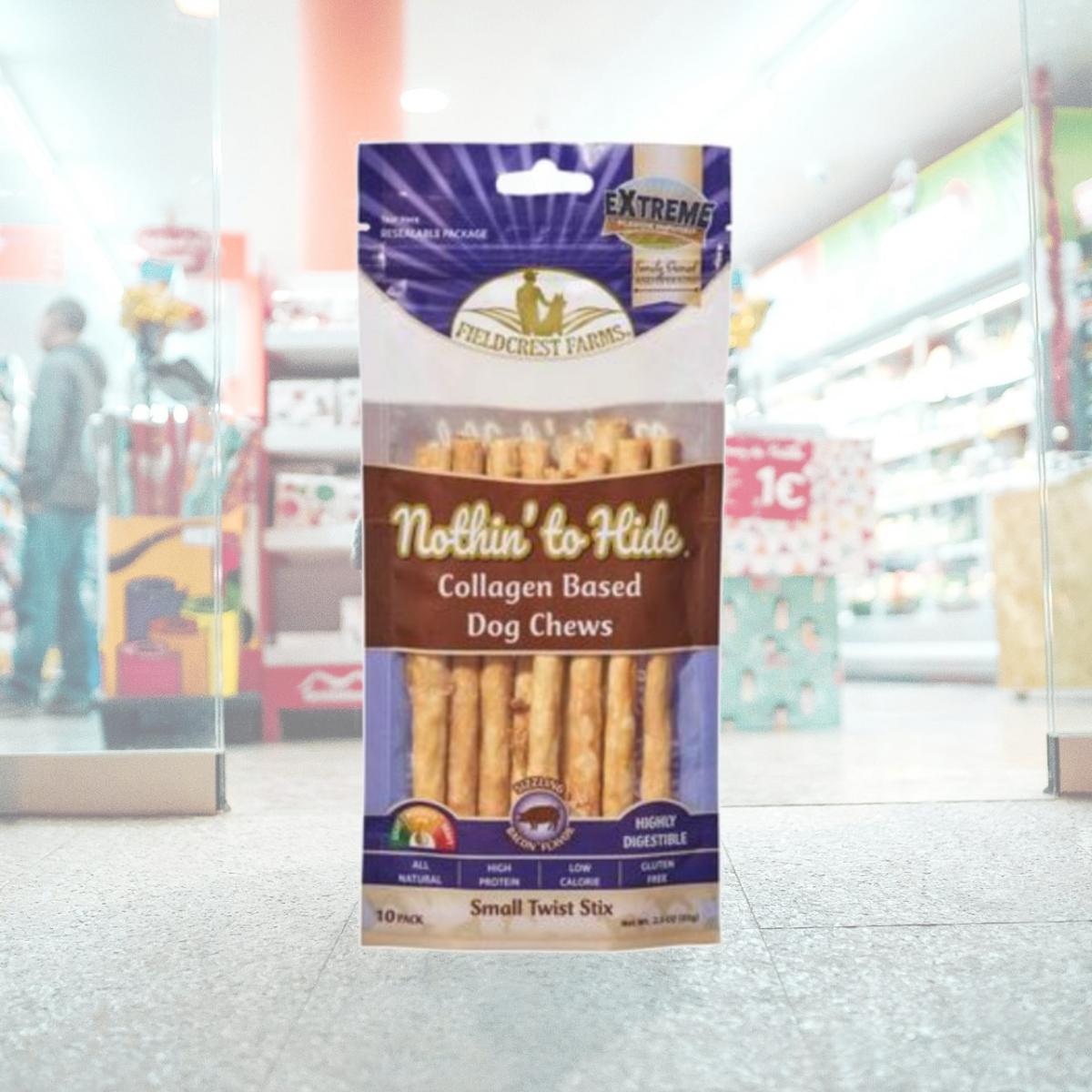 Picture of Ethical Products 100535 Nothing to Hide Twist Stix Dog Chews - Pack of 10