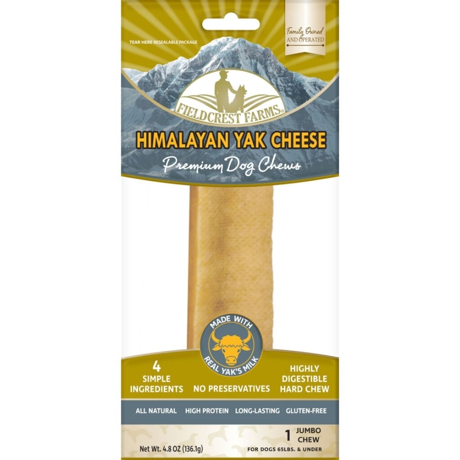 Picture of Ethical Products 100644 Fieldcrest Farms Himalayan Yak Cheese Jumbo Dog Chews