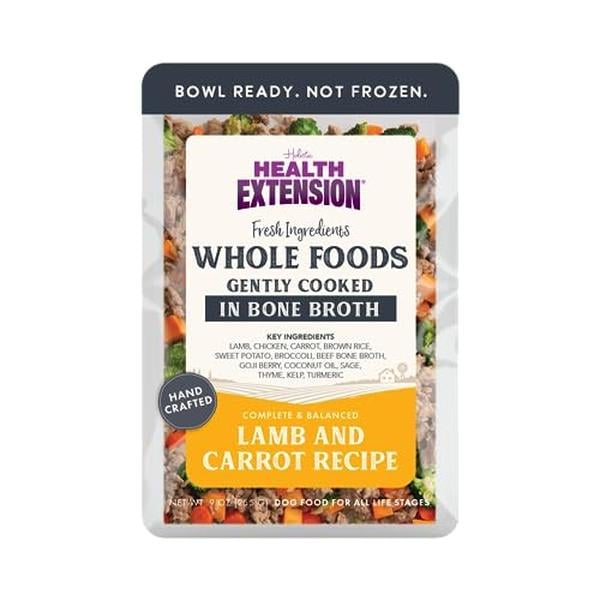 Picture of Health Extension Pet Care 100861 9 oz Lamb & Carrot Gently Cooked Dog Food Pouch - 5 Count