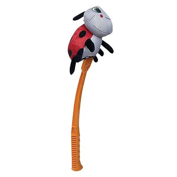 Picture of Flingerz 500144 Bugs Ladybug with Launcher Dog Toy