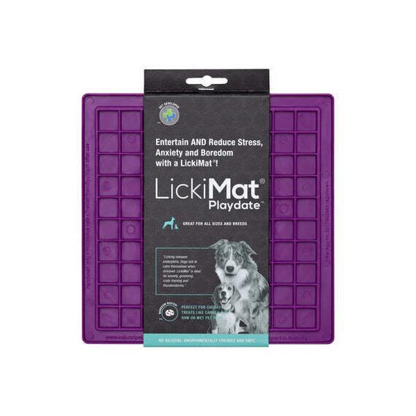 Picture of Innovative Pet Products 349334 LickiMat Classic Playdate Slow Feeder for Dogs & Cats&#44; Purple - 12 Count