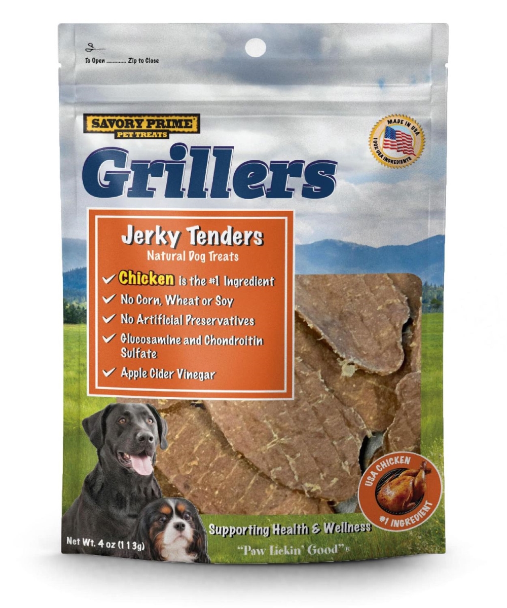 Picture of S&M Professionals 761347 4 oz Savory Prime Grillers Chicken Tenders Dog Treat