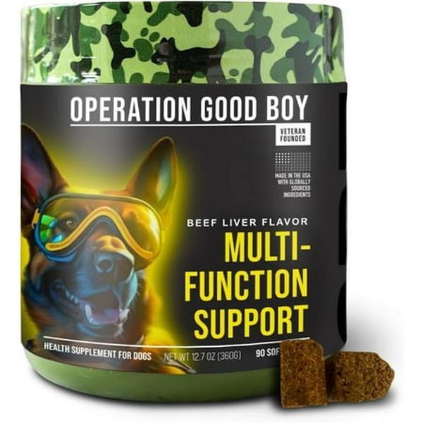 Picture of Operation Good Boy 103214 12.7 oz Beef Liver Multi-Function Support Supplement for Dogs - 90 Count