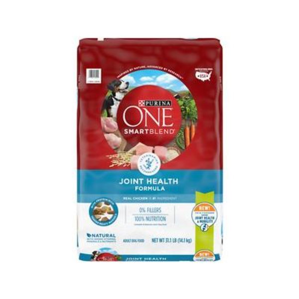 Picture of Nestle Purina Petcare 178923 31.1 lbs Purina One Plus Joint Health Natural Formula with Vitamins Minerals & Nutrients Dry Dog Food