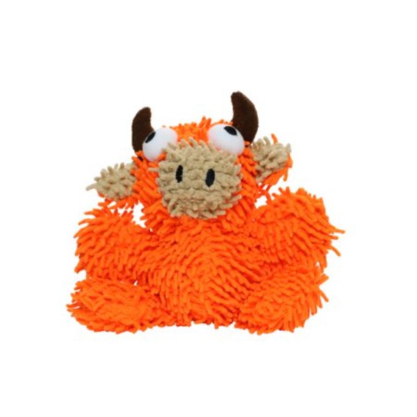 Picture of VIP Products 801612 Mighty Junior Microfiber Ball Bull Dog Toy&#44; Orange