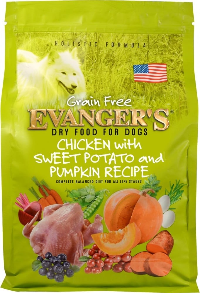 Picture of Nutripack 777217 30 lbs Evangers Grain Free Chicken Sweet Potato & Pumpkin Dry Dog Food
