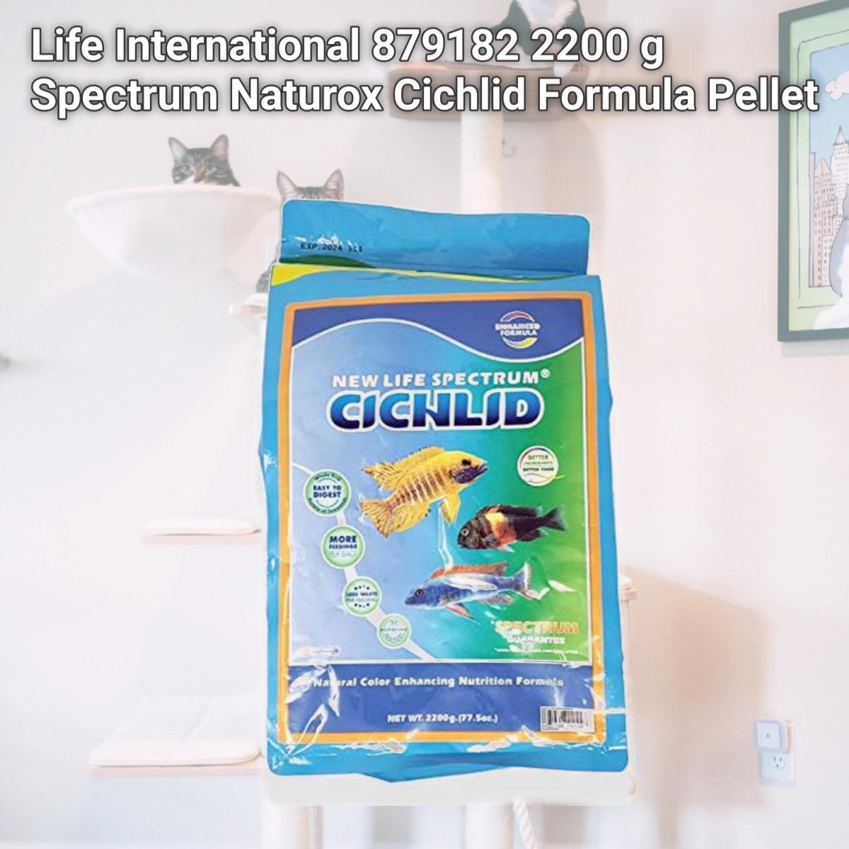 Picture of Life International 879182 2200 g Spectrum Naturox Cichlid Formula Pellet