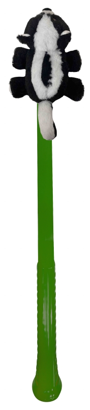 Picture of Flingerz 500052 Furry on Stick Skunk Dog Toy