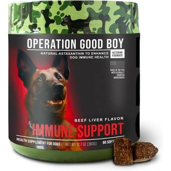 Picture of Operation Good Boy 103221 Beef Liver Immune Support Health Supplement for Dogs - 90 Count