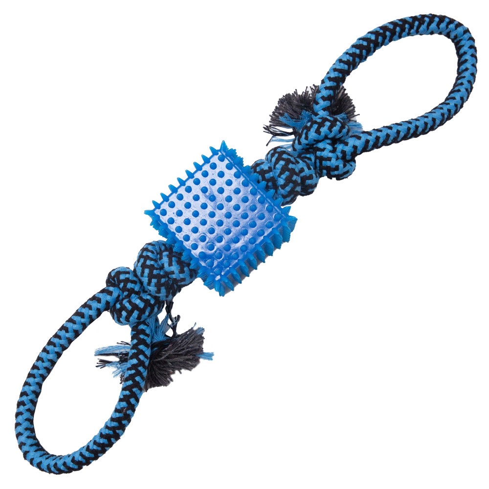 Picture of Snugarooz 102870 19 in. Tug-N-Cube Tug Dog Toy