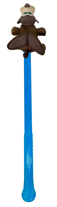 Picture of Flingerz 500062 Funky on Stick Monkey Dog Toy