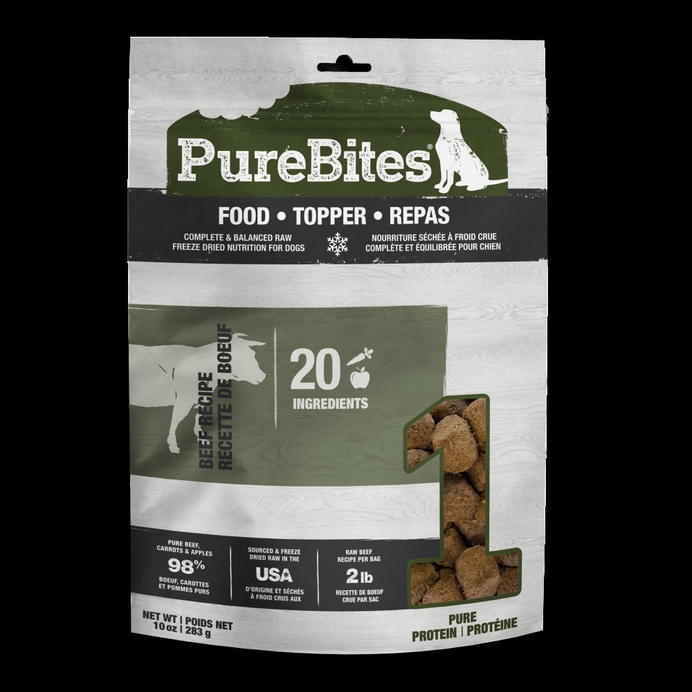 Picture of Pure Treats 789192 3 oz Beef Recipe Dog Food Topper