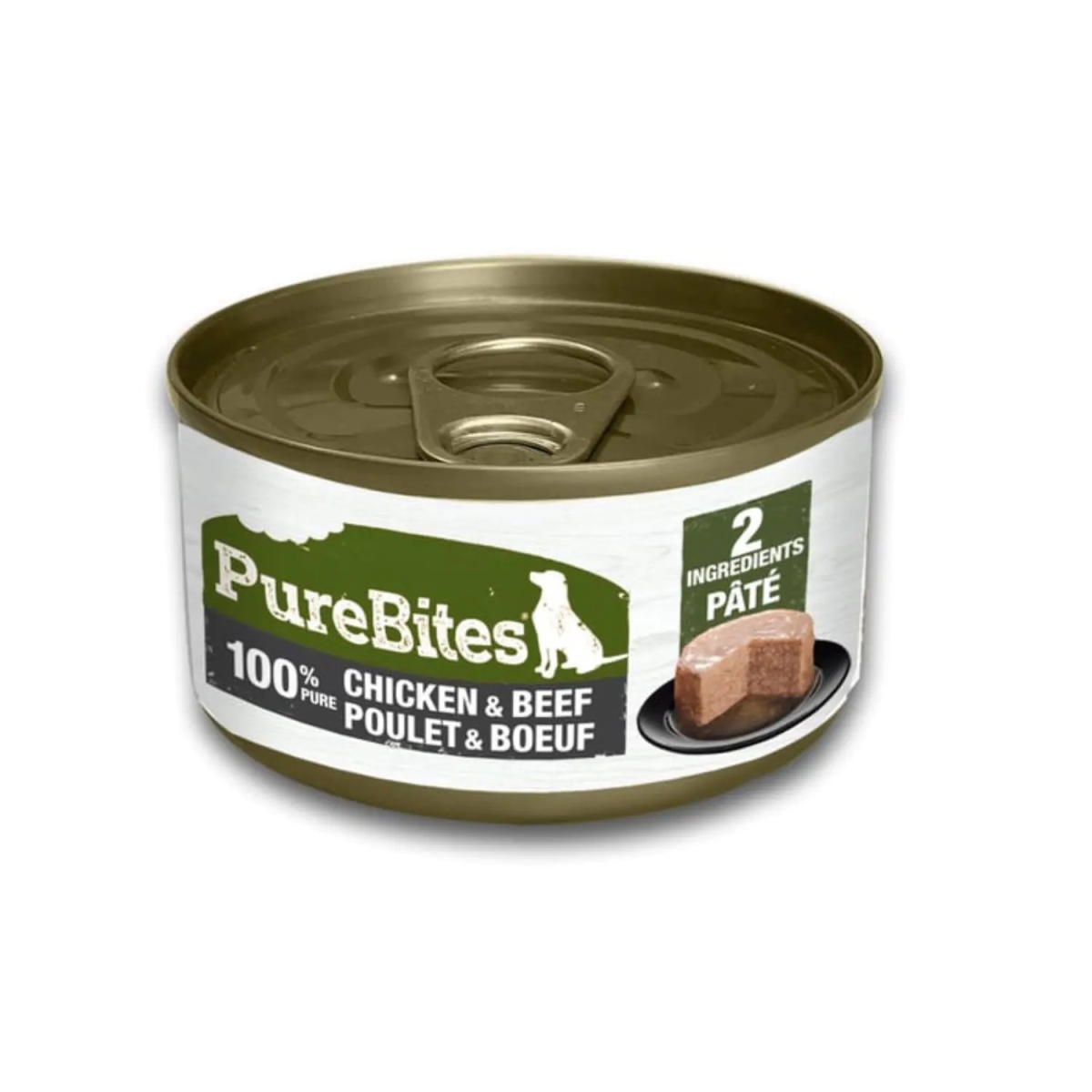 Picture of Pure Treats 789143 2.5 oz 100 Percent Protein Pate Chicken & Beef Canned Dog Food - 12 Piece