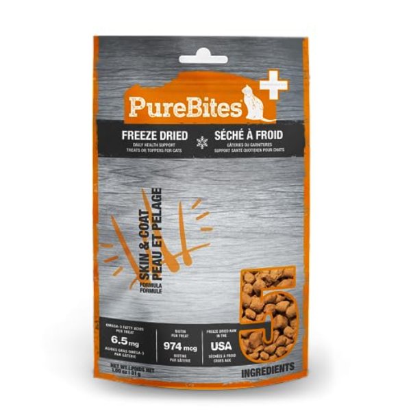 Picture of Pure Treats 100824 1.09 oz Freeze Dried Skin & Coat Chicken Cat Treat