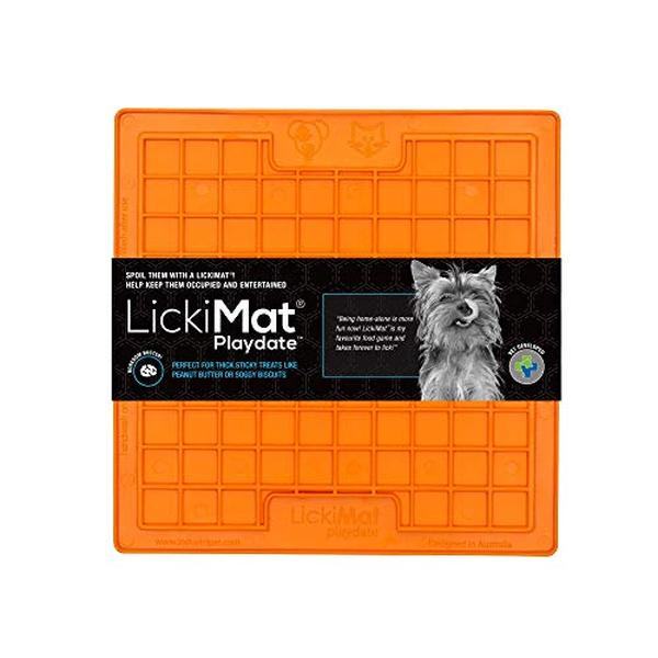 Picture of Innovative Pet Products 349333 LickiMat Cushion Playdate Feeder&#44; Orange - 12 Count