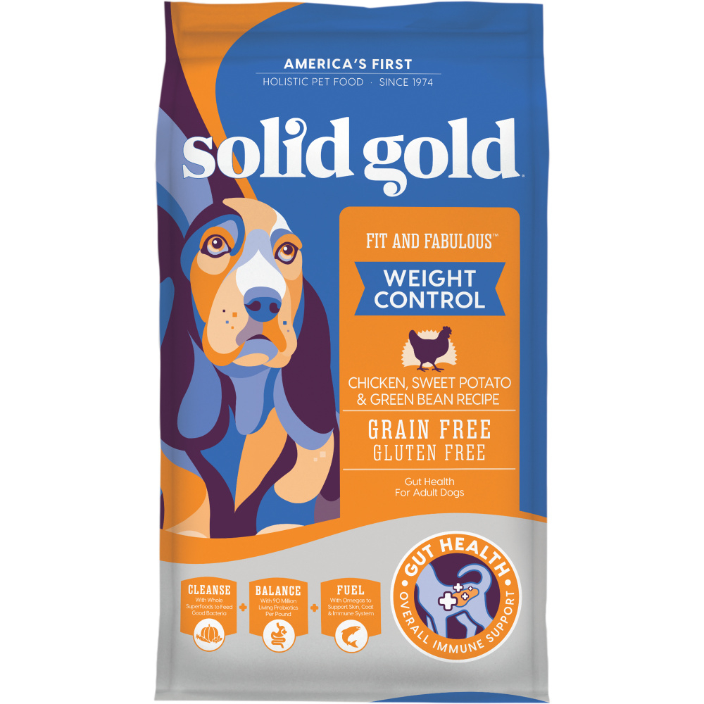 Picture of Solid Gold Pet 101349 22 lbs Nutrient Boost Fit & Fabulous Chicken Dry Dog Food