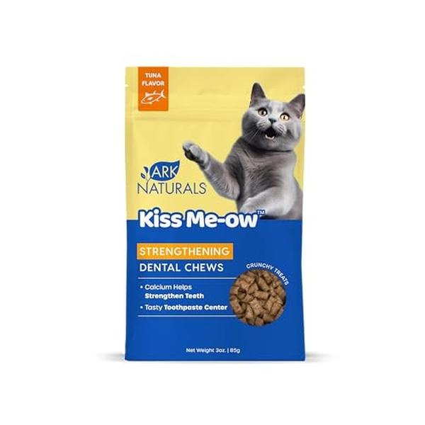 Picture of Antelope 103406 3 oz Ark Naturals Kiss Me-Ow Strengthening Tuna Dental Chews for Cats