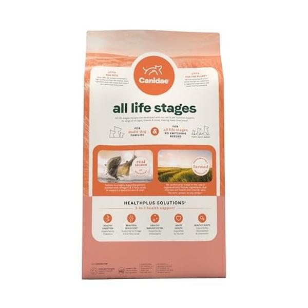 Picture of Canidae 103982 5 lbs All Life Stages Real Salmon & Ancient Grains Recipe Dry Dog Food - 6 Count