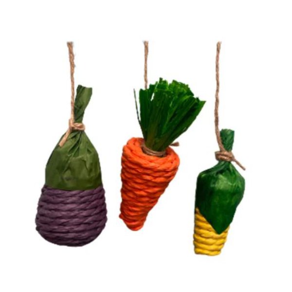 Picture of A&E Cage 103112 Nibbles Veggie Patch Small Animal Chew Toy