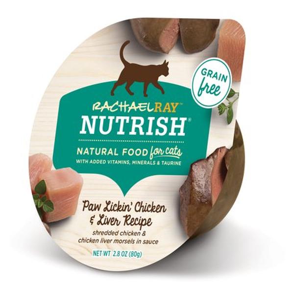 Picture of JM Smuckers 790111 2.8 oz Rachael Ray Nutrish Natural Grain Free Paw Licking Chicken & Liver Wet Cat Food - 24 Count