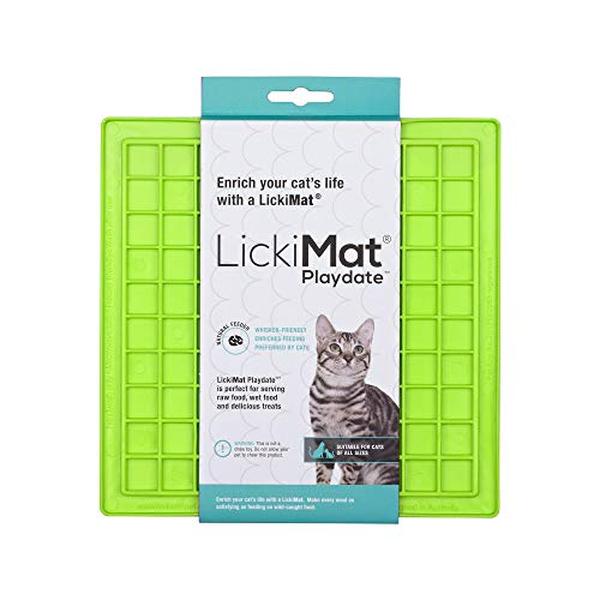 Picture of Innovative Pet Products 349351 LickiMat Classic Playdate Cat Slow Feeder&#44; Green - 12 Count