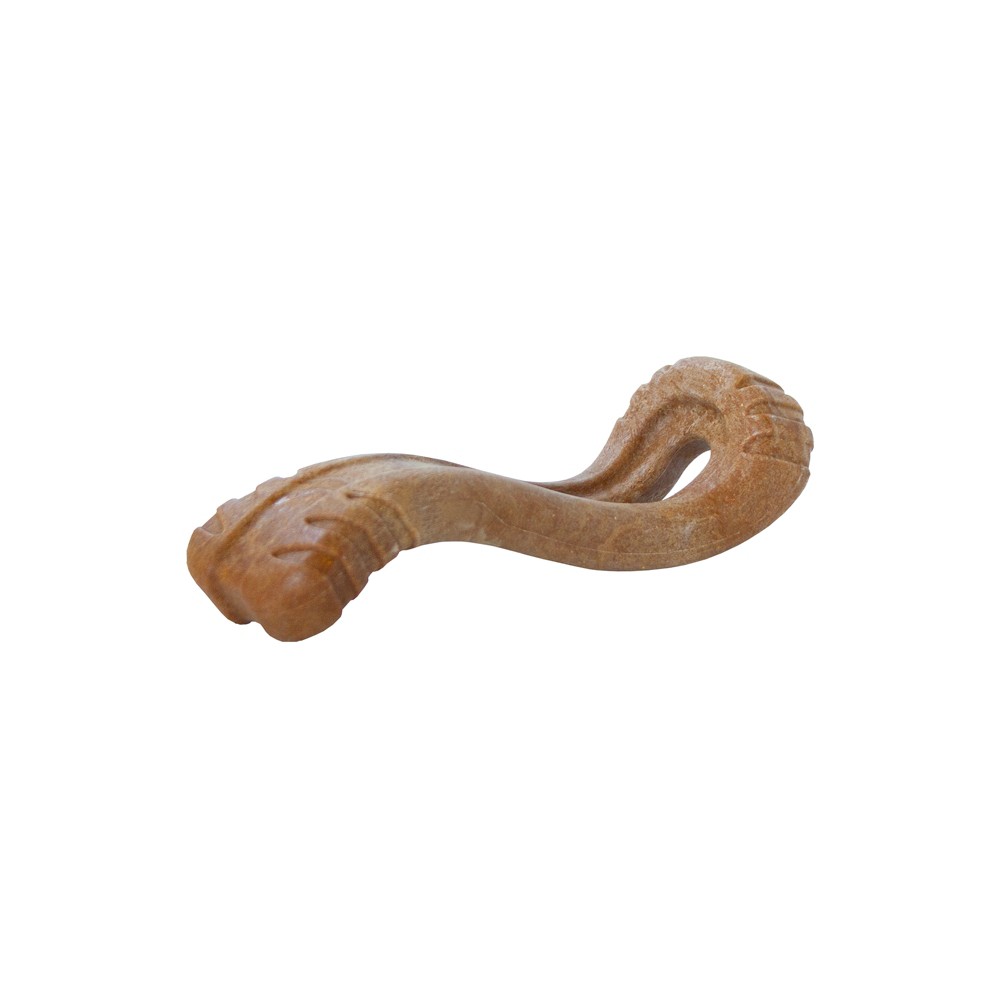 Picture of Kyjen 100323 Petstages Dogwood Flip & Chew Bone Dog Chew Toy&#44; Brown - Medium