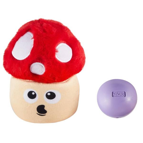 Picture of Kyjen 103815 Outward Hound Snack Palz Mushroom Treat Puzzle Dog Toy