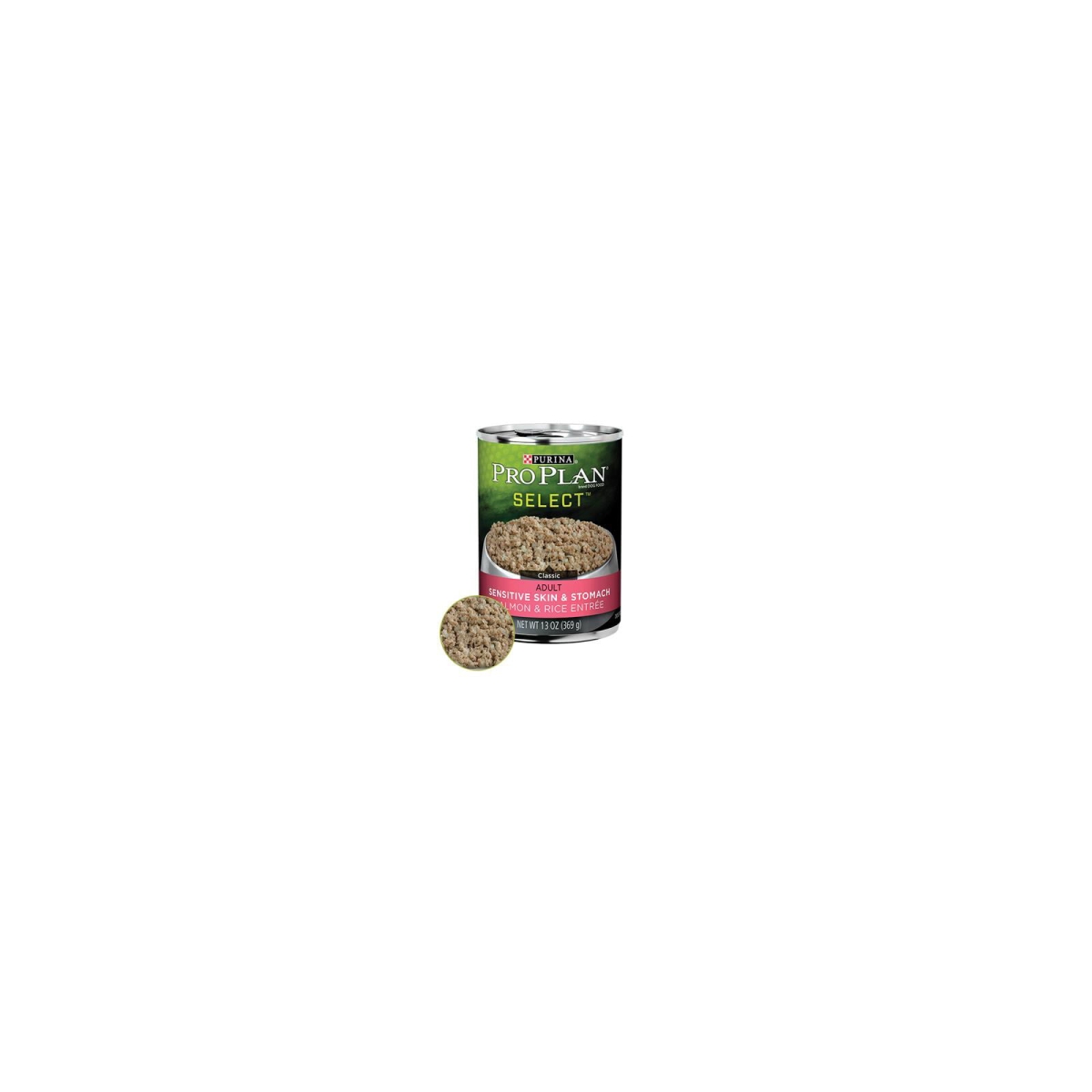 Picture of Nestle Purina Petcare 100817 13 oz Purina Pro Plan Sensitive Skin & Stomach Classic Salmon & Rice Entree Adult Wet Dog Food - Pack of 12