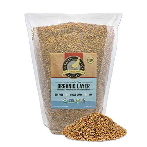 Picture of Scratch & Peck Feeds 092009 10 lbs Naturally Free 16 Percent Protein Organic Layer Feed for Chickens & Ducks - 3 Count