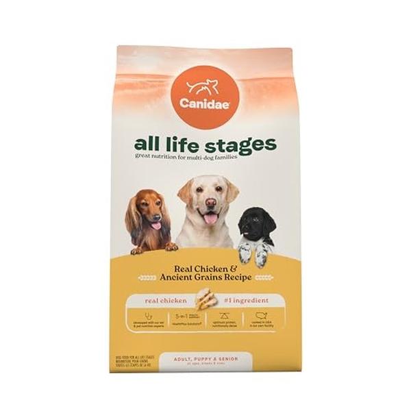 Picture of Canidae 103971 5 lbs All Life Stages Real Chicken & Ancient Grains Recipe Dry Dog Food - 6 Count