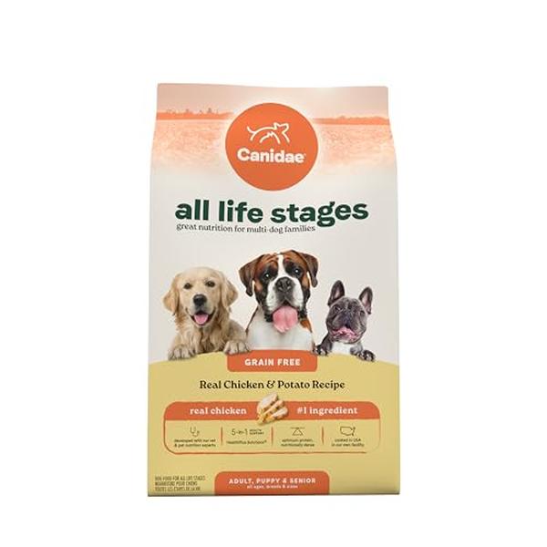 Picture of Canidae 103977 4 lbs All Life Stages Real Chicken & Potato Recipe Dry Dog Food - 6 Count