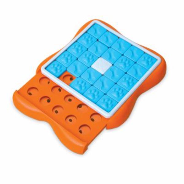 Picture of Kyjen 100320 Outward Hound Challenge Slider Puzzle Dog Toy&#44; Blue & Orange - Large