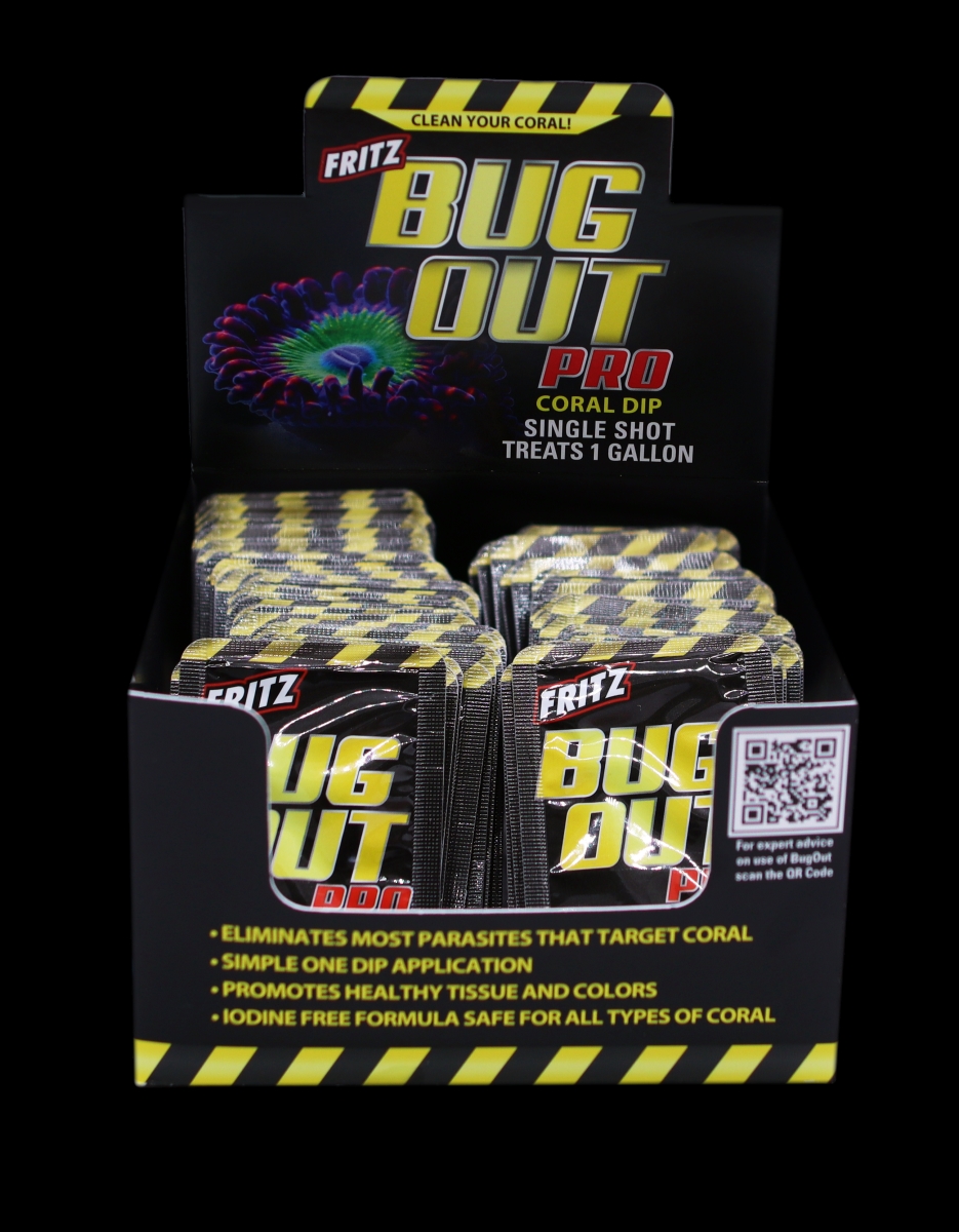 Picture of Fritz Aquatics 805099 2 ml Bug Out Pro Coral Dip Counter Display - 50 Piece
