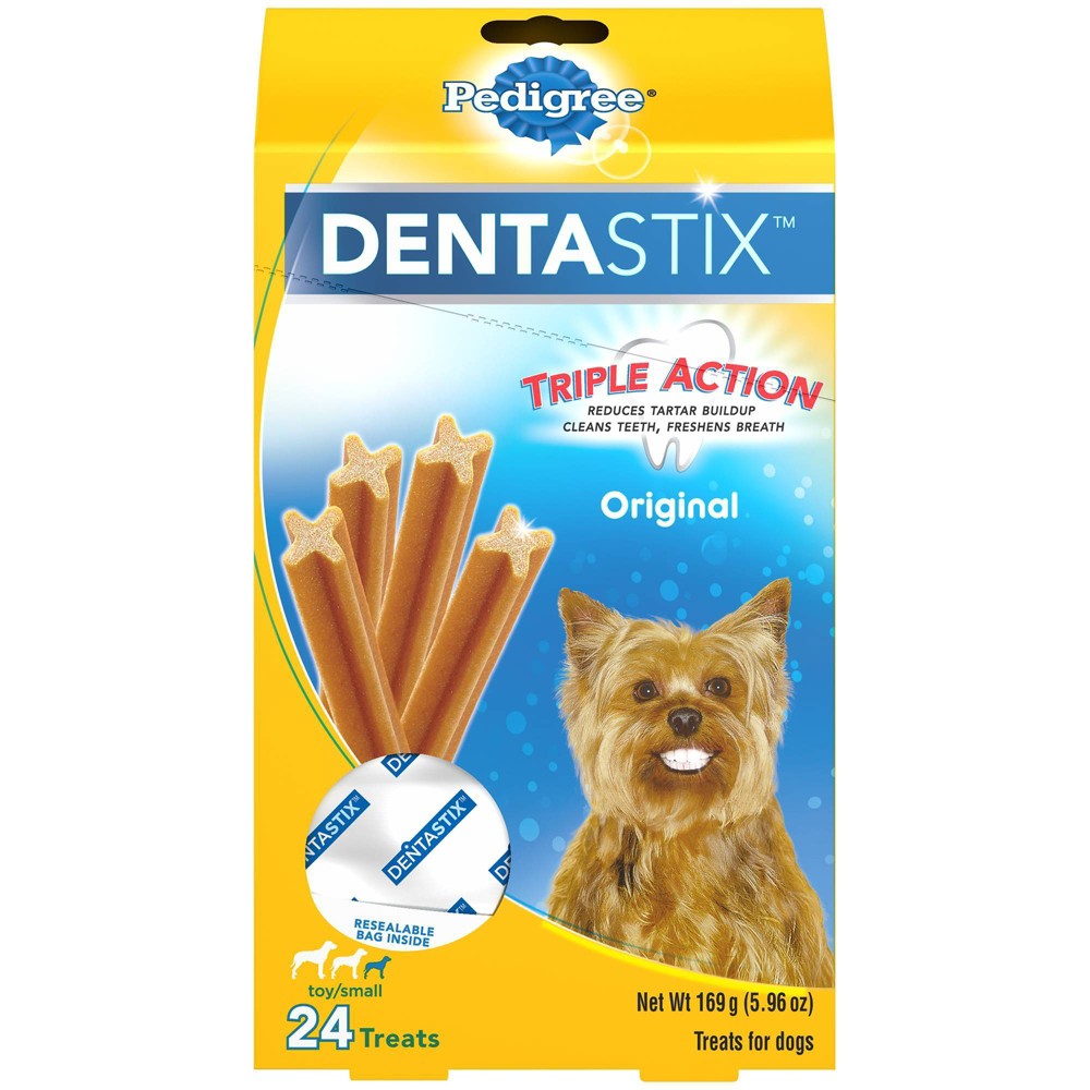 Picture of Mars Pet Care 797001 5.8 oz Pedigree Dentastix Original Flavor Dental Bone Treat for Dogs - 7 Count