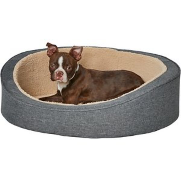 Picture of Midwest 277635 Quiet Time Deluxe Hudson Pet Bed&#44; Gray - Small