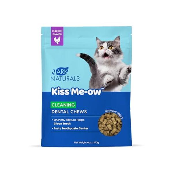 Picture of Antelope 103405 6 oz Ark Naturals Kiss Me-Ow Cleaning Chicken Dental Chews for Cats