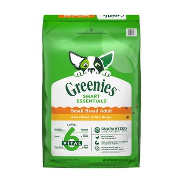 Picture of Greenies 101676 27 lbs Chicken Flavor Small Breed Dry Dog Food