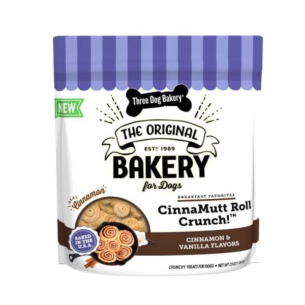 Picture of Three Dog Bakery 101591 25 oz CinnaMutt Flavored Roll Crunchy Dog Treat - 4 Count