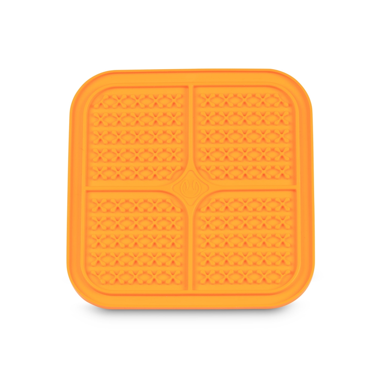 Picture of Cosmic Pet 808318 Pet Zone Boredom Buster Indulge Licking Mat for Dogs&#44; Orange - Extra Large