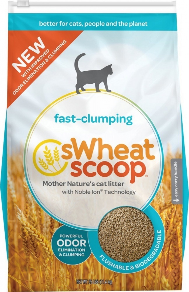 Picture of Swheat Scoop 101985 28 lbs Original Natural Clumping Wheat Cat Litter