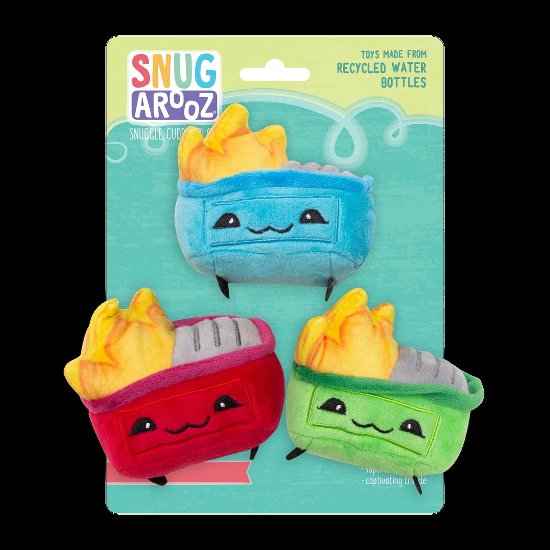 Picture of Snugarooz 105584 Lil Baby Dump Pet Toy - 3 Count