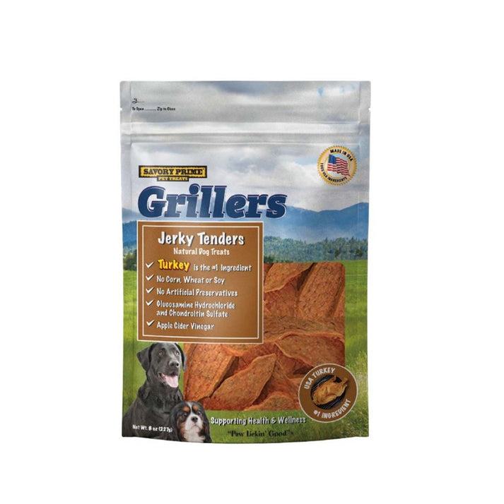 Picture of S&M Professionals 761344 8 oz Savory Prime Grillers Turkey Tenders Dog Treat