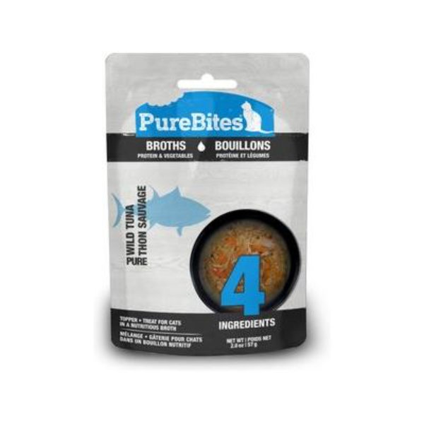 Picture of Pure Treats 789179 2 oz Tuna & Vegetables Food Topping Cat Broths Food - 18 Count