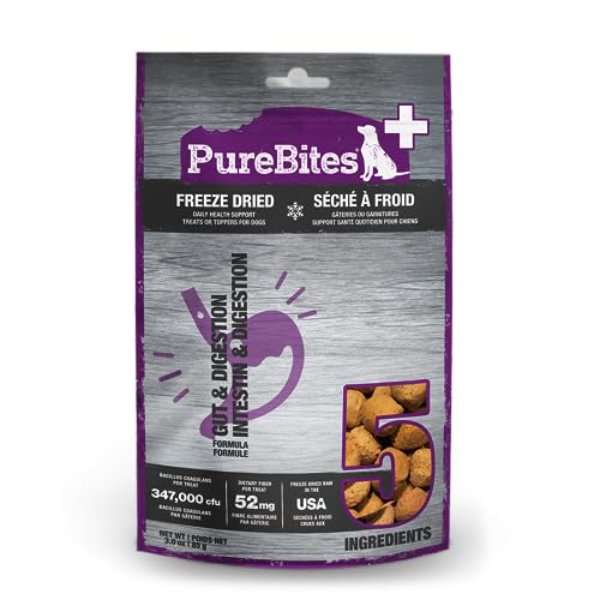 Picture of Pure Treats 100825 3 oz Gut & Digestion Freeze Dried Dog Treat